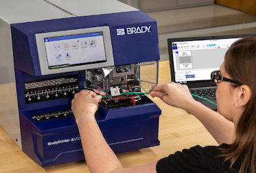 線材纏繞打印貼標自動化